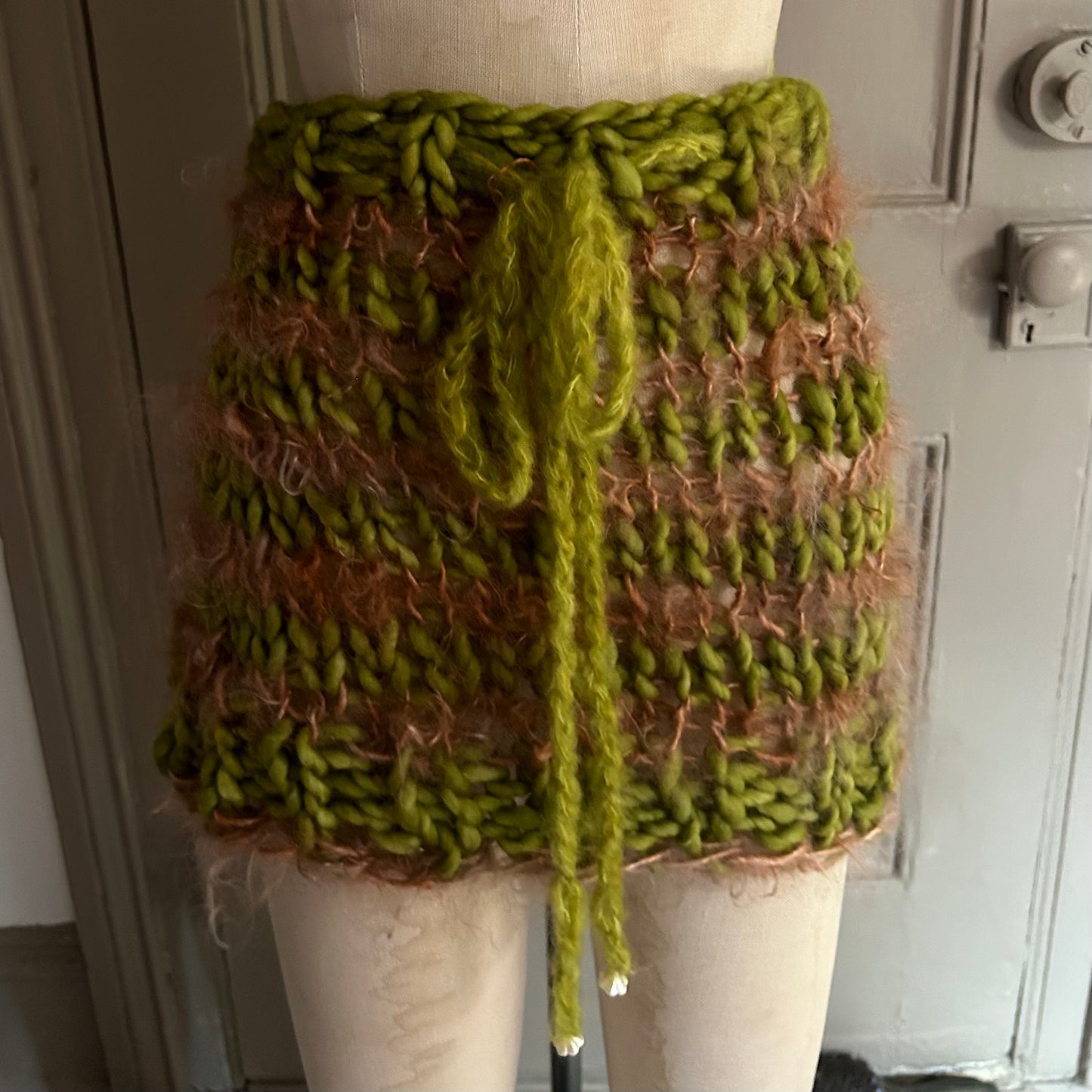 Fuzzy Mini Skirt ૮ ․ ․ ྀིა