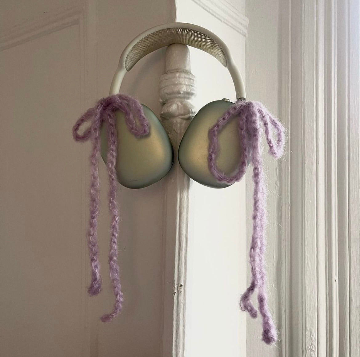 Lilac Mohair Bows ˚₊·—̳͟͞͞♡