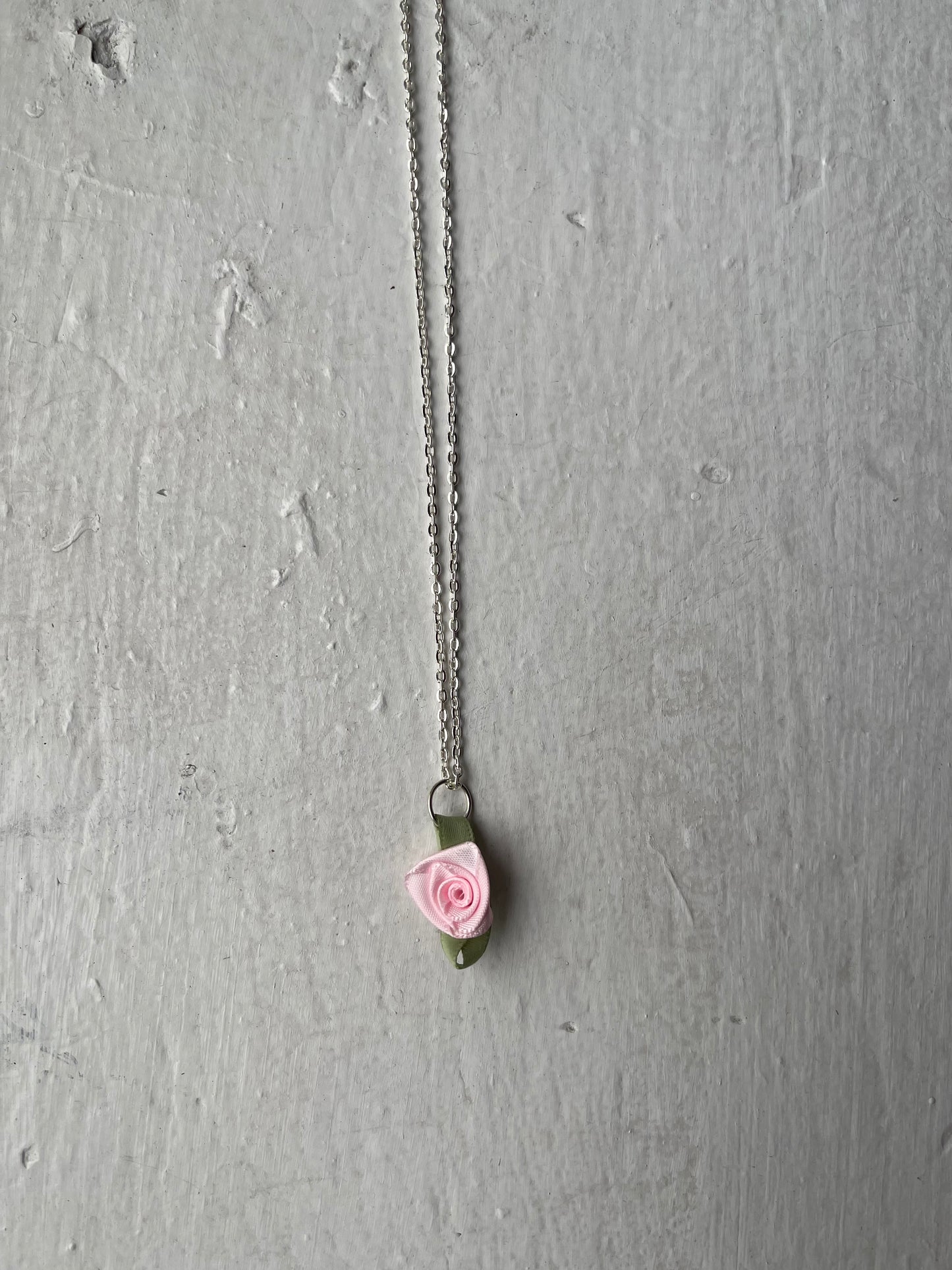 Pink Rose necklace