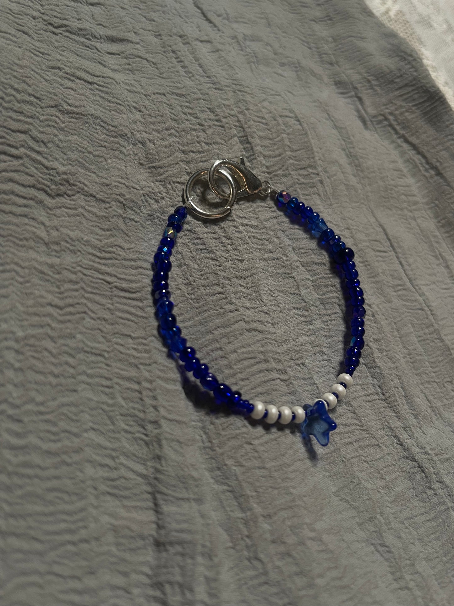 Little blue star bracelet