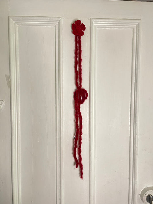 Red Flower Neck Tie ⋆˚✿˖°
