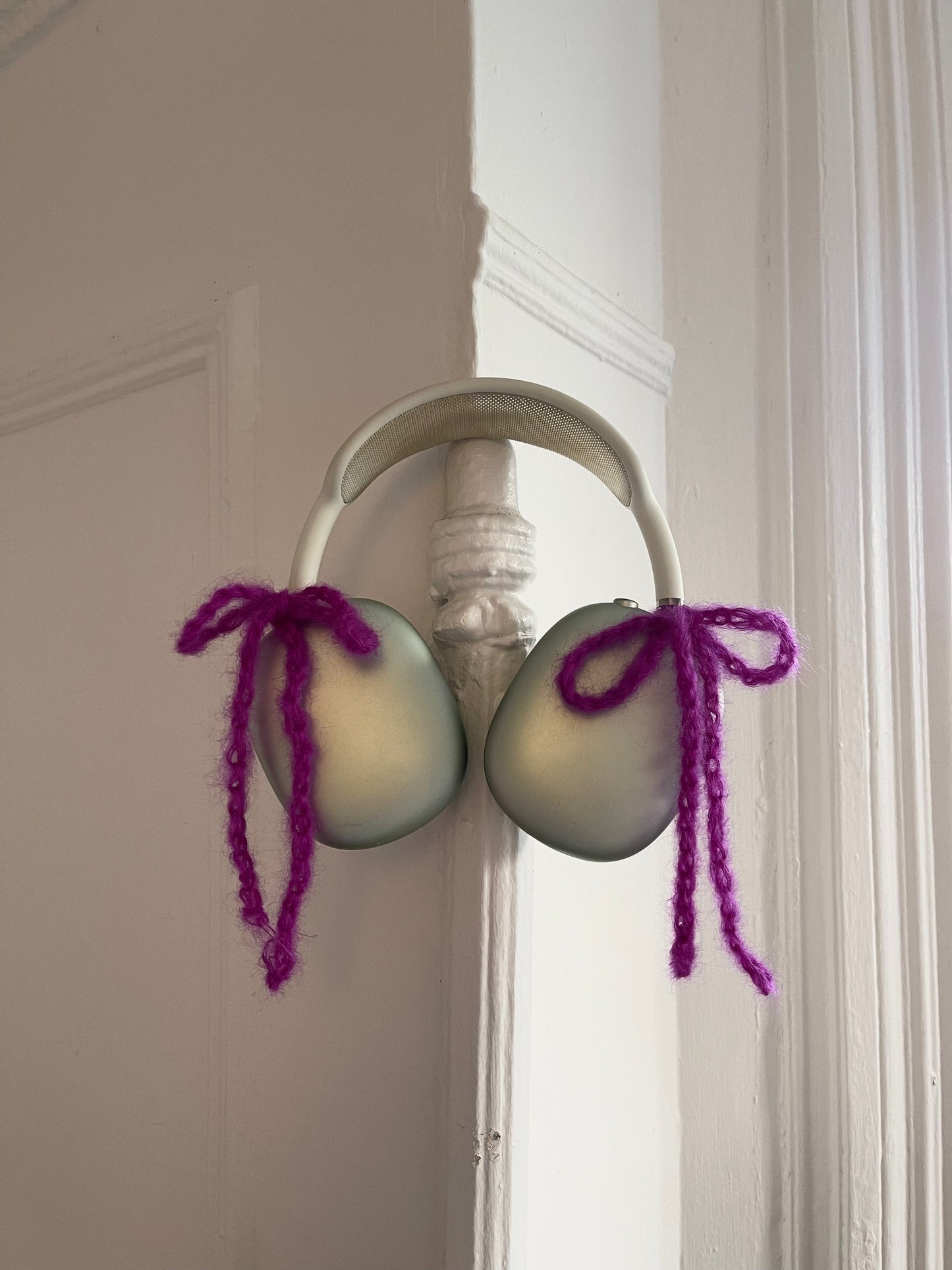 Magenta Mohair Bows
