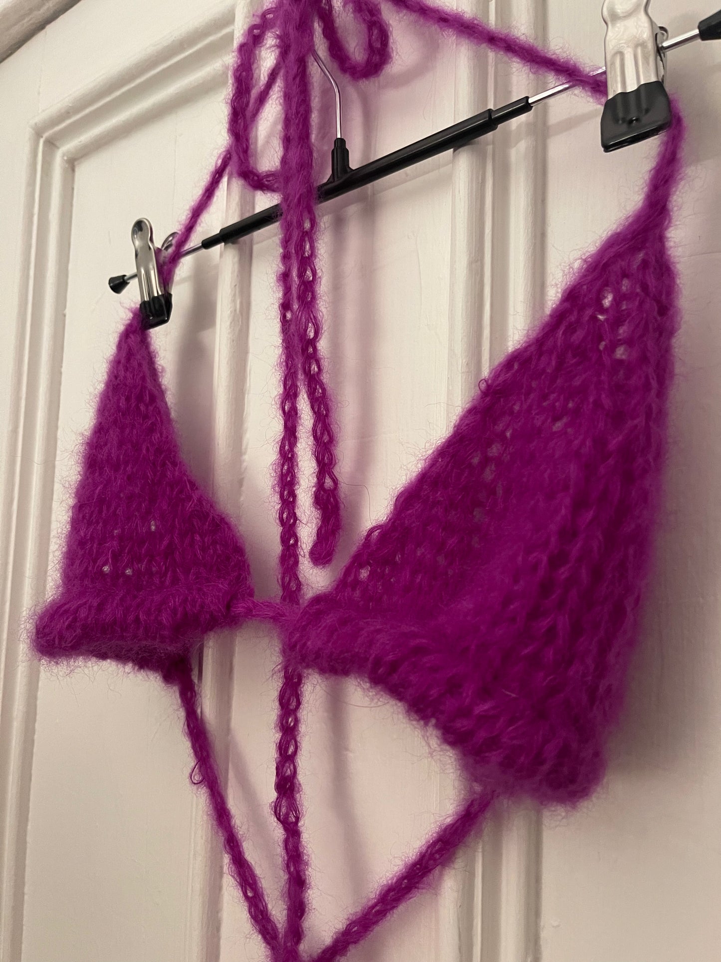 Magenta bikini top