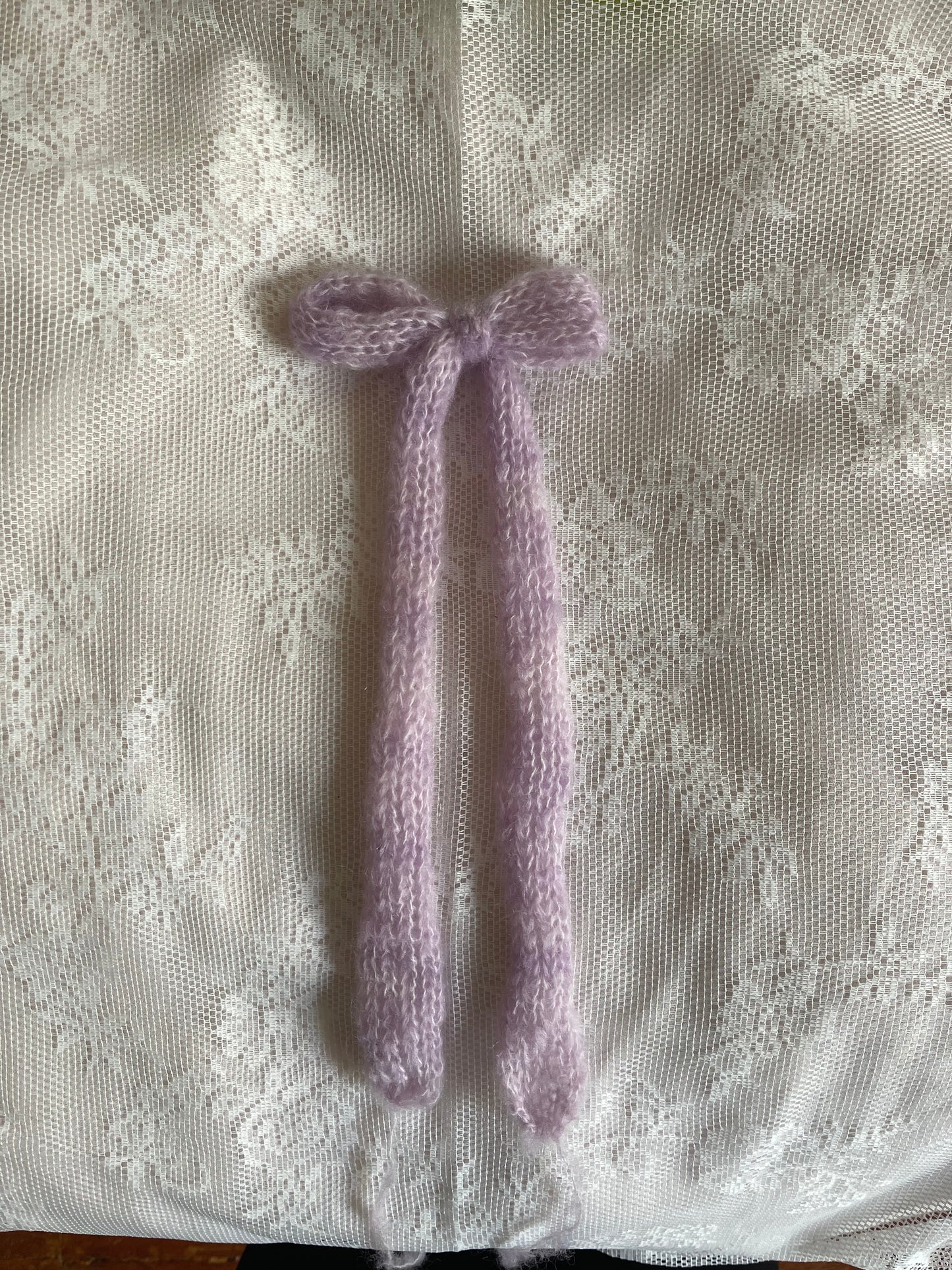 Lilac Mohair Bows<𝟑