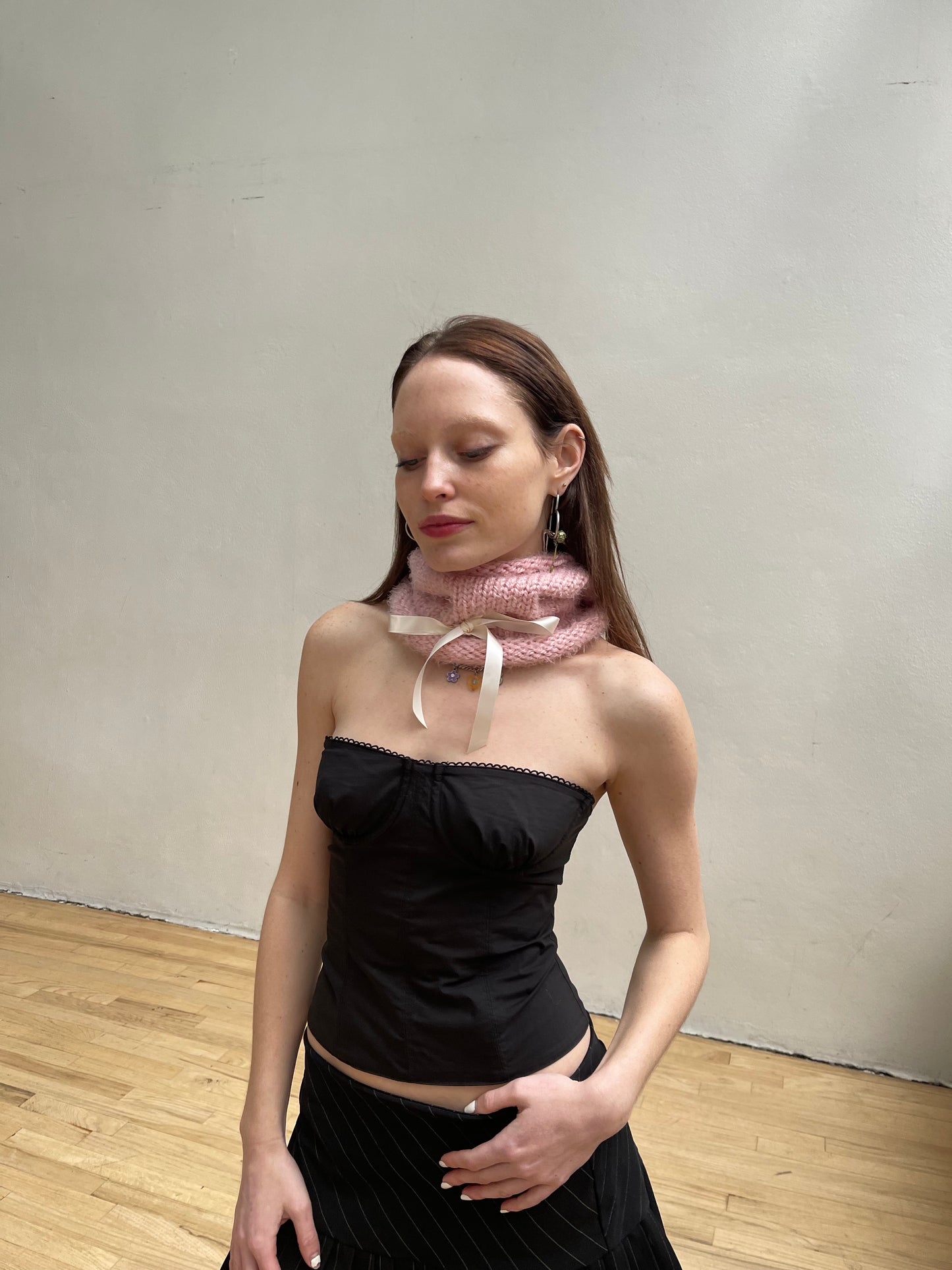 Pink Angel Hair Balaclava