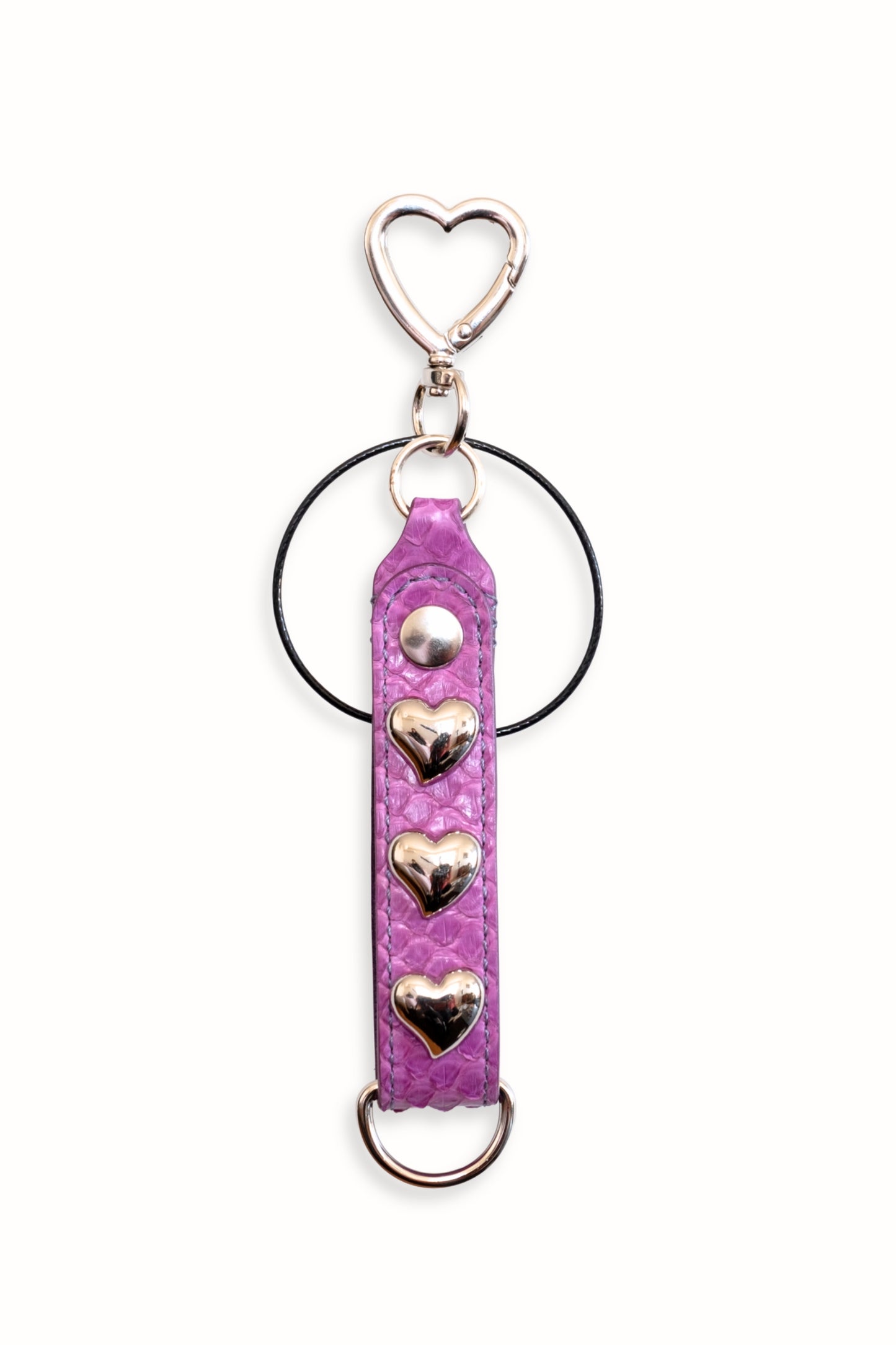 Studded Heart Key Chain