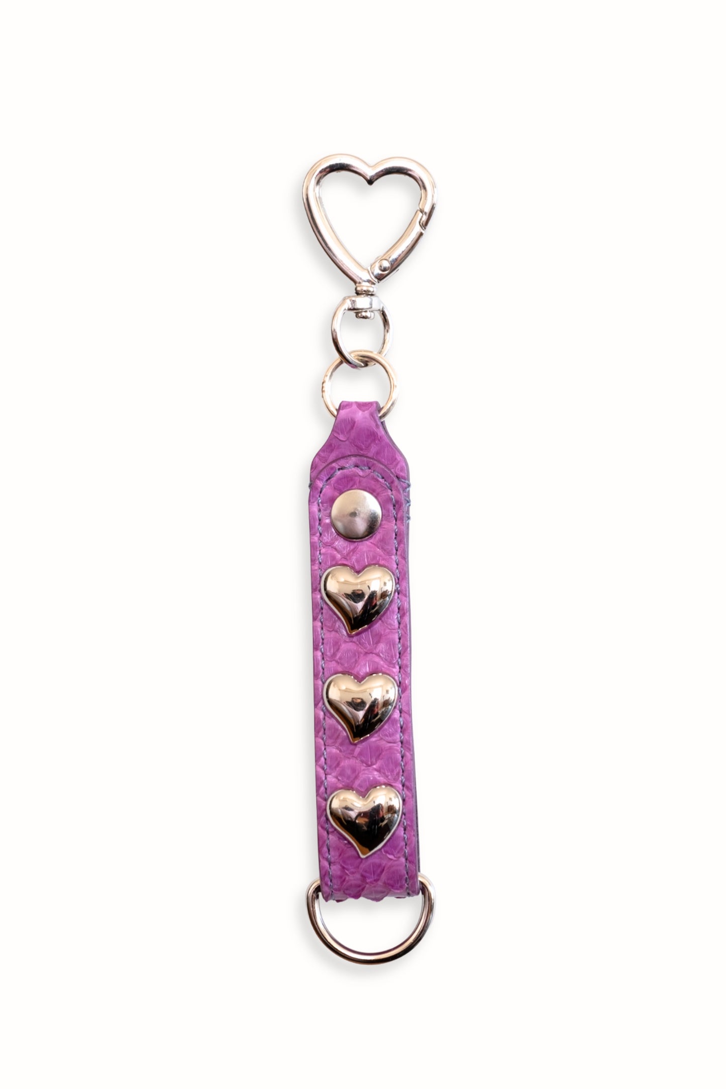 Studded Heart Key Chain