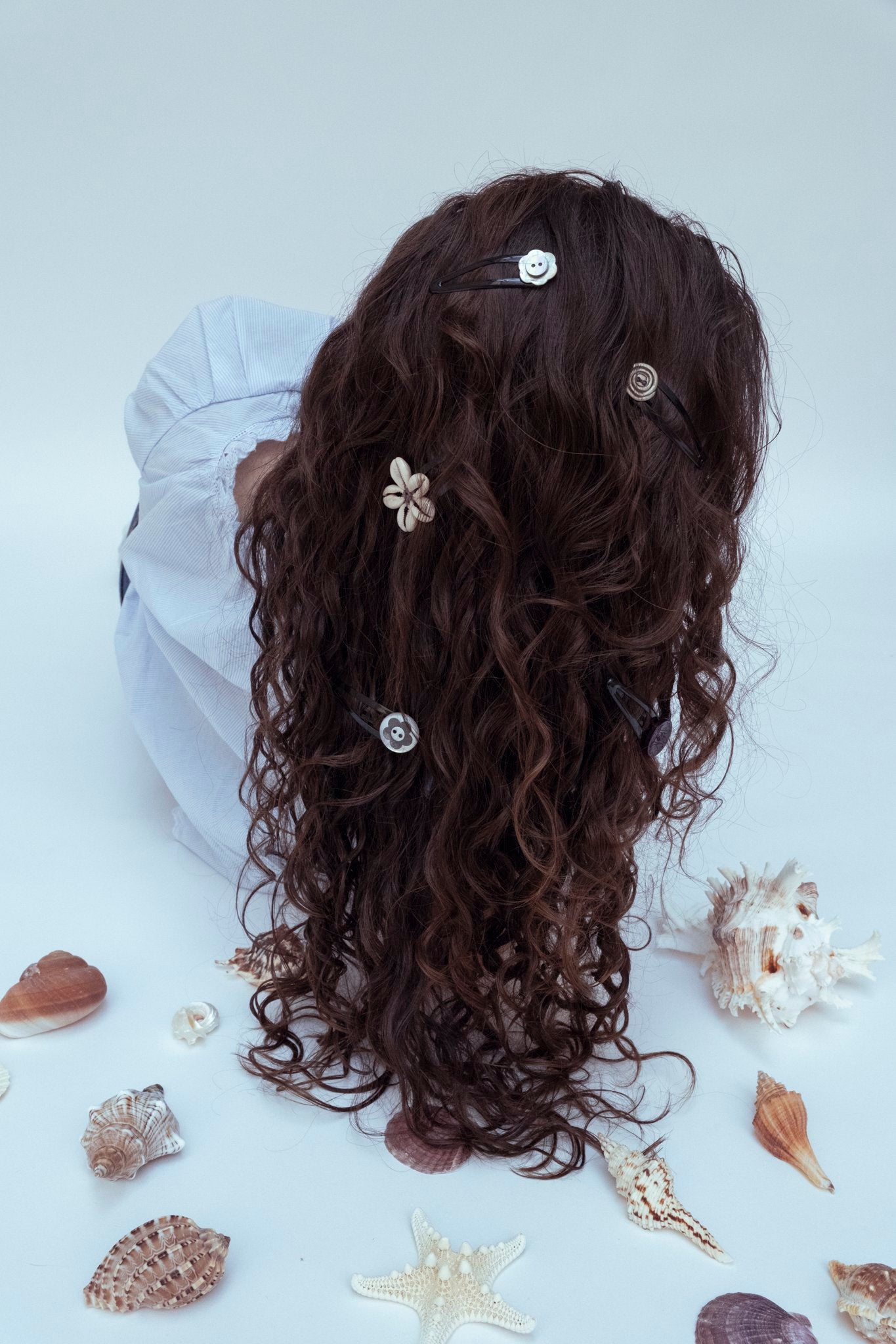 Pearl Flower Clip