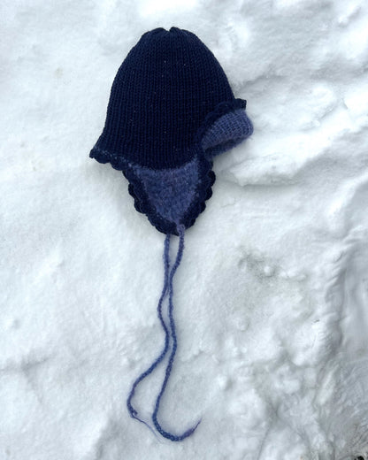Reversible Tulip trapper beanie🪻