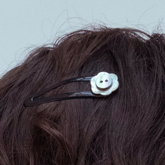 Pearl Flower Clip