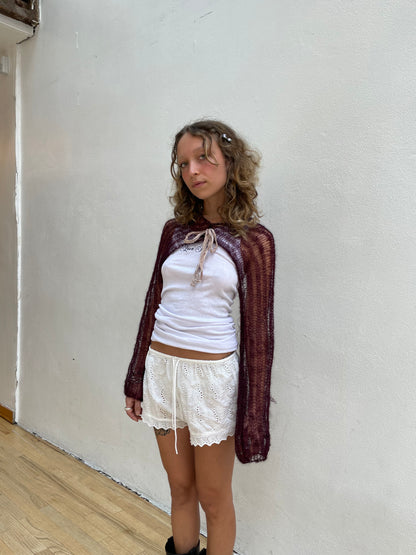 Virgo maroon arm sleeve
