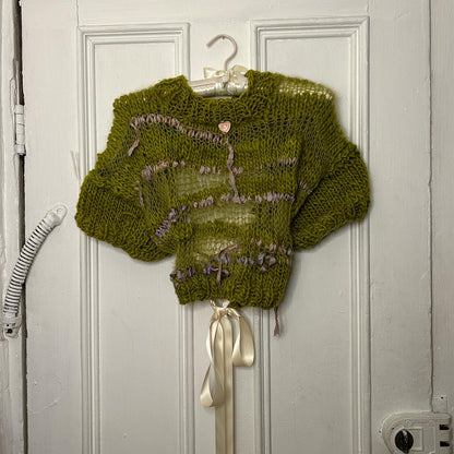 Moss corset top 𖡎