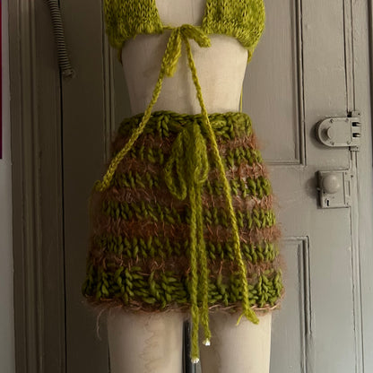 Fuzzy Mini Skirt ૮ ․ ․ ྀིა
