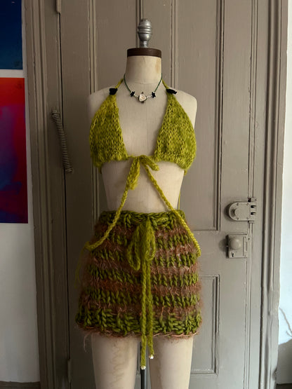 Fuzzy Mini Skirt ૮ ․ ․ ྀིა