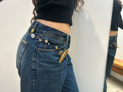 Bone Button Belt