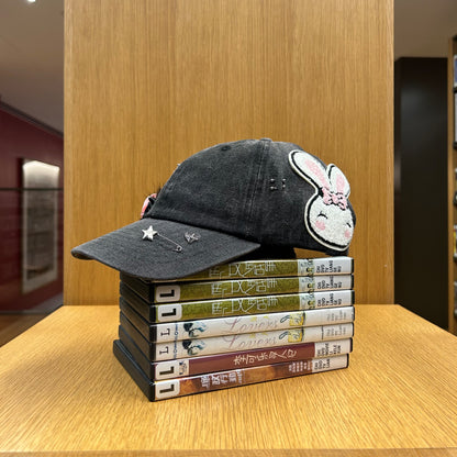 Mink Rose denim cap ૮꒰ ྀི >⸝⸝⸝< ྀི꒱ა