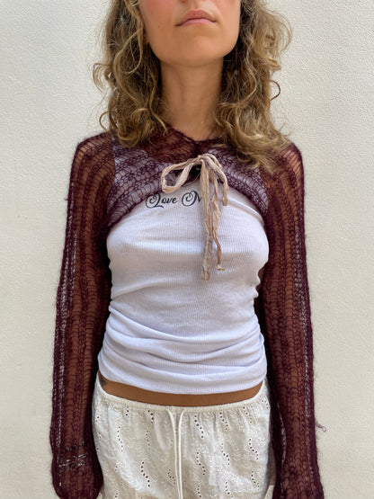 Virgo maroon arm sleeve