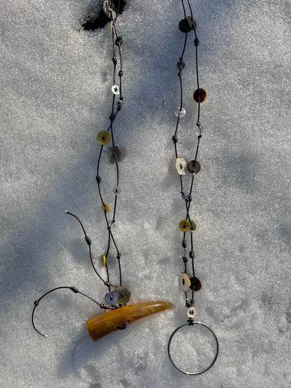 Bone Button Belt