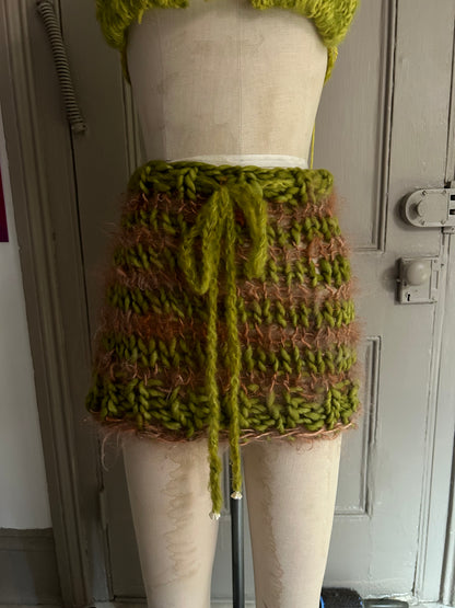 Fuzzy Mini Skirt ૮ ․ ․ ྀིა