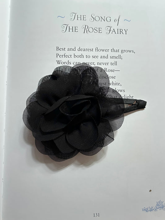 Satin Flower clip