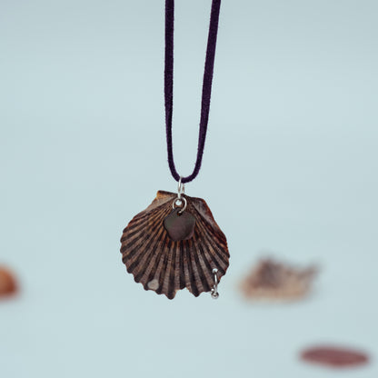 Pierced Shell Necklace