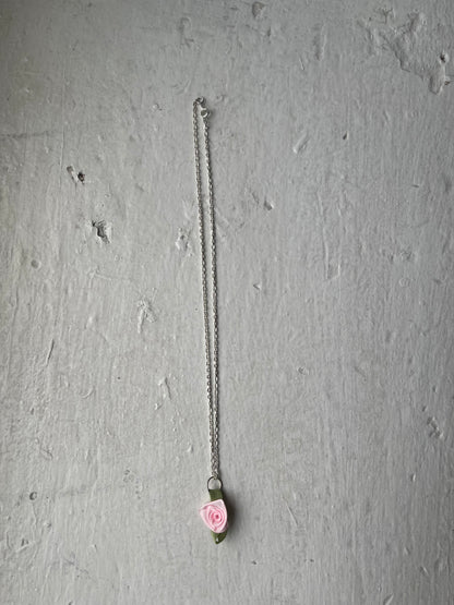 Pink Rose necklace