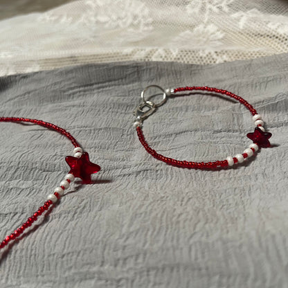 Red Star Girl Bracelet