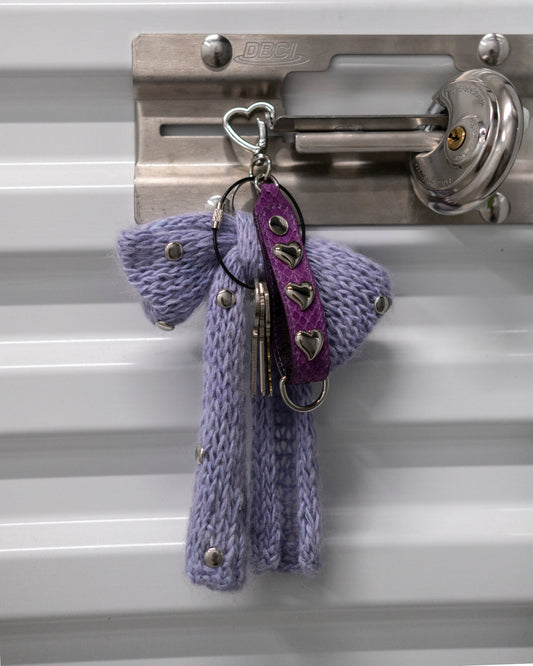 Studded Heart Key Chain