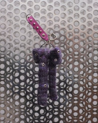 Studded Python Key Chain