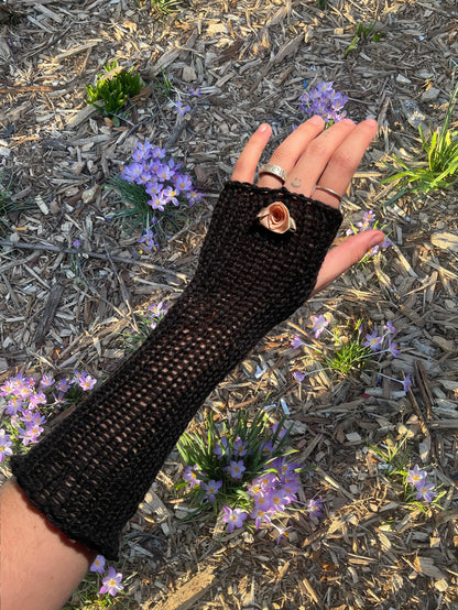 Rosette Wool Hand Warmers