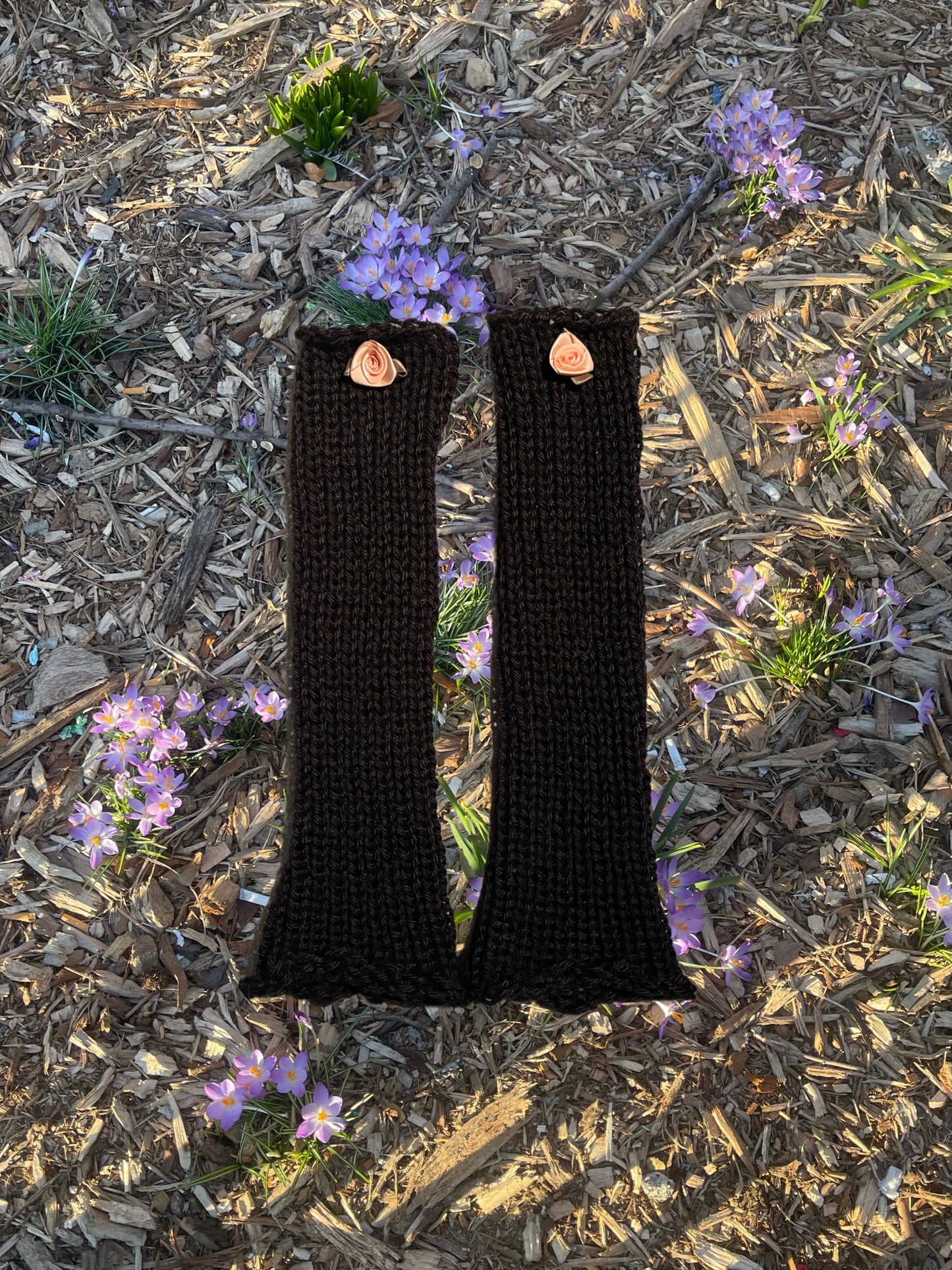 Rosette Wool Hand Warmers