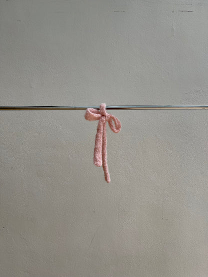 Mohair Bow Neck Tie
